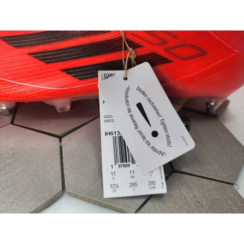 Adidas F50 Elite Mid SG Turbo Aurora Hot Pink Red Women's Sz 12.5‎ Men's Size 11